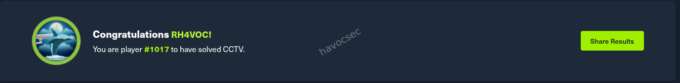 CCTV HackTheBox machine rooted successfully