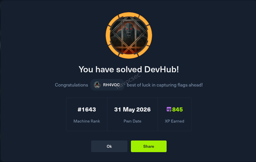 HTB DevHub Complete Writeup - CVE-2026-23744 MCPJam RCE, JupyterLab WebSocket Code Execution & OPSMCP Admin Tool Abuse