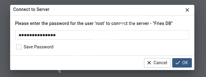 Fries Website DB Login Admin Password