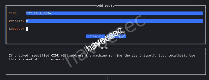 Fries Website Ligolo-mp Add Route