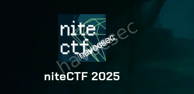 niteCTF 2025 writeup