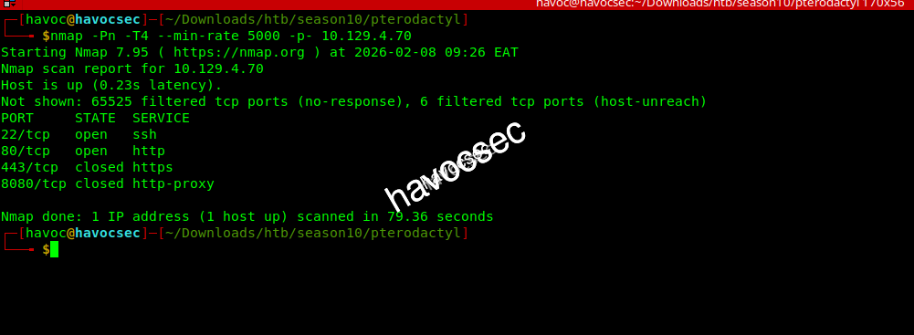 nmap scan