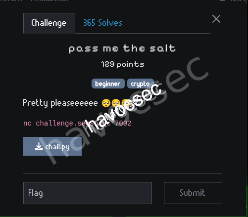 Challenge Screenshot